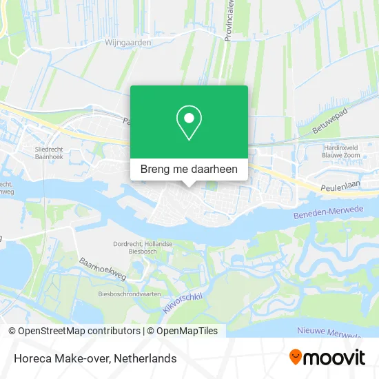 Horeca Make-over kaart