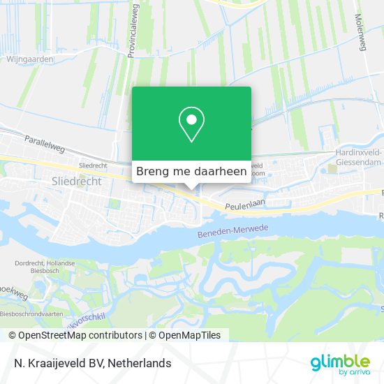 N. Kraaijeveld BV kaart