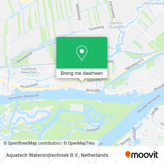 Aquatech Watersnijtechniek B.V. kaart