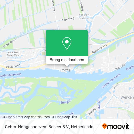 Gebrs. Hoogenboezem Beheer B.V. kaart