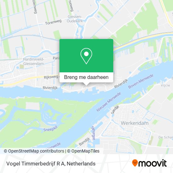 Vogel Timmerbedrijf R A kaart