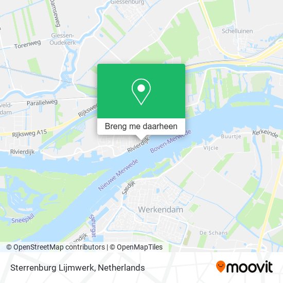 Sterrenburg Lijmwerk kaart