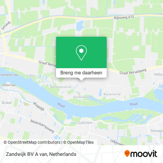 Zandwijk BV A van kaart