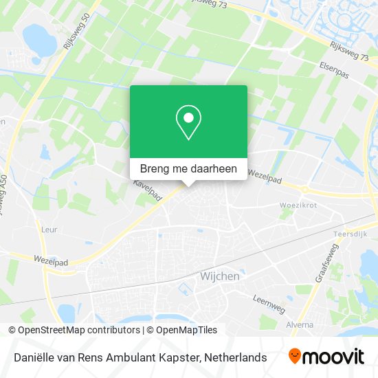 Daniëlle van Rens Ambulant Kapster kaart