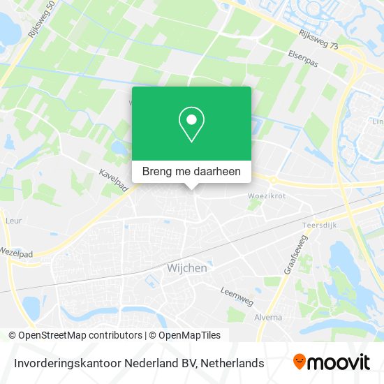 Invorderingskantoor Nederland BV kaart