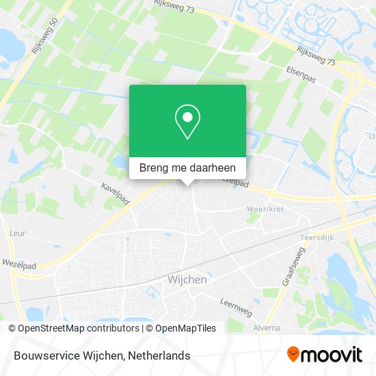 Bouwservice Wijchen kaart