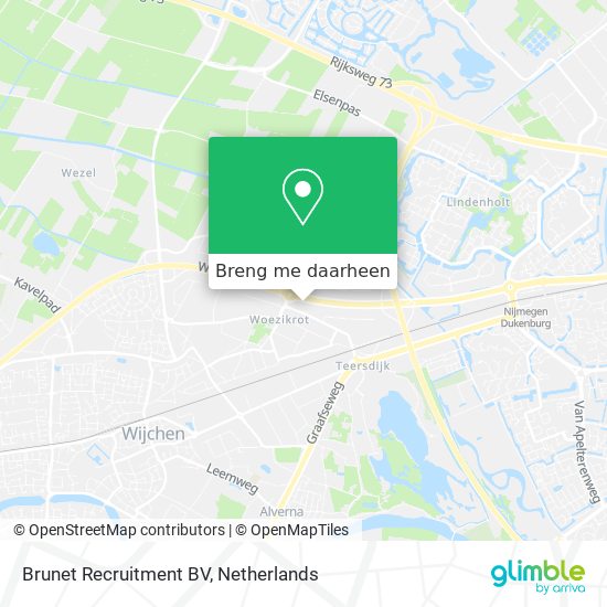 Brunet Recruitment BV kaart