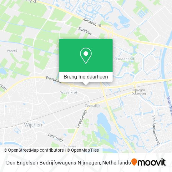 Den Engelsen Bedrijfswagens Nijmegen kaart