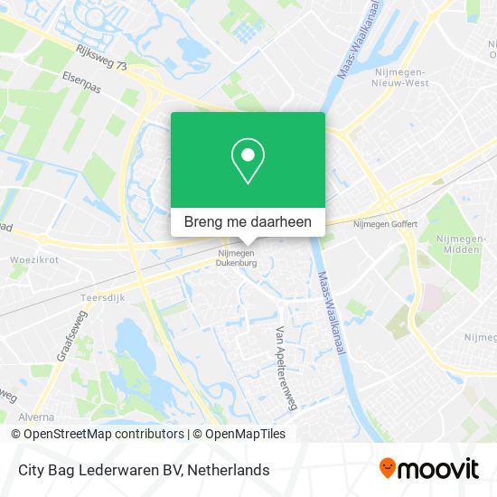 City Bag Lederwaren BV kaart