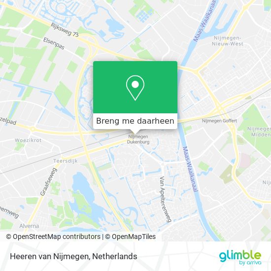 Heeren van Nijmegen kaart