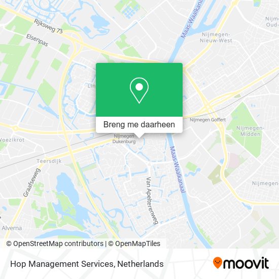 Hop Management Services kaart