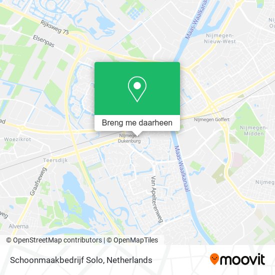 Schoonmaakbedrijf Solo kaart