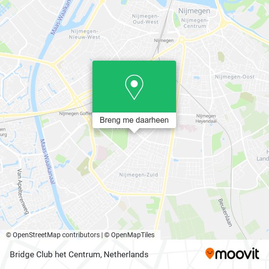 Bridge Club het Centrum kaart