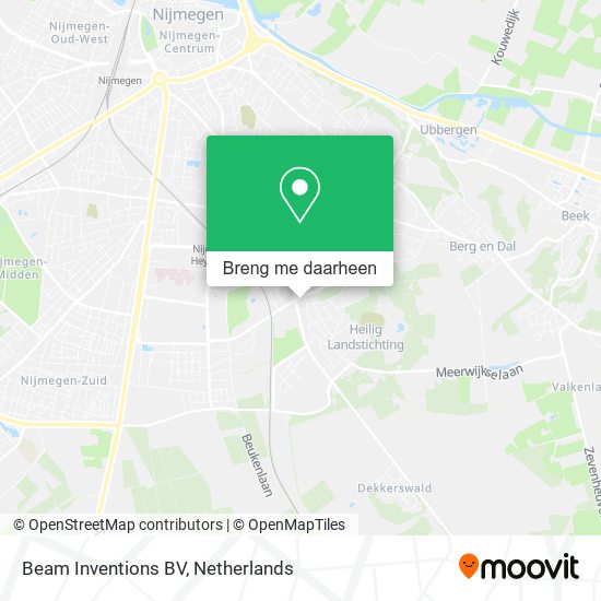 Beam Inventions BV kaart