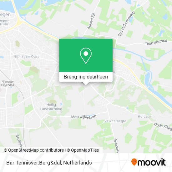 Bar Tennisver.Berg&dal kaart