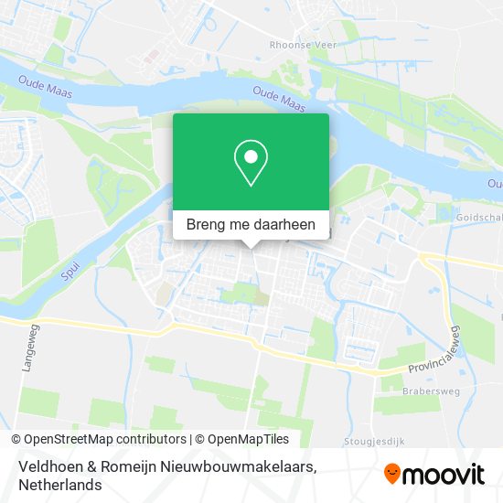 Veldhoen & Romeijn Nieuwbouwmakelaars kaart