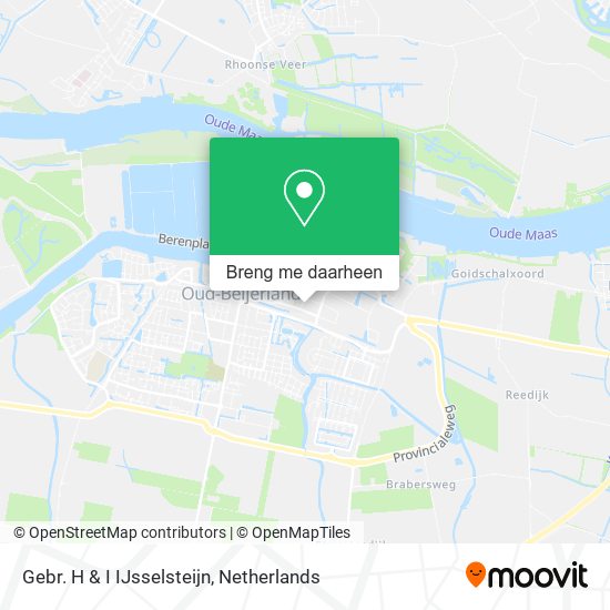 Gebr. H & I IJsselsteijn kaart