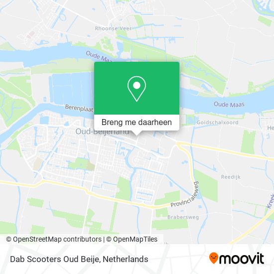 Dab Scooters Oud Beije kaart