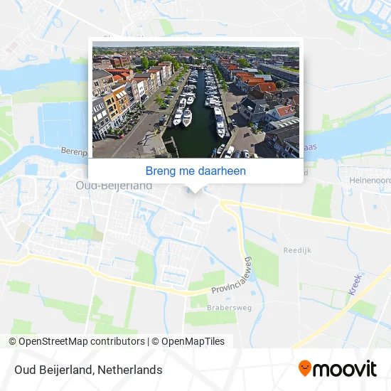 Oud Beijerland kaart