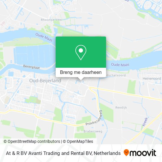 At & R BV Avanti Trading and Rental BV kaart