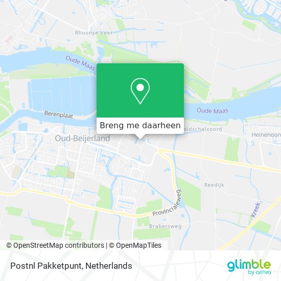 Postnl Pakketpunt kaart