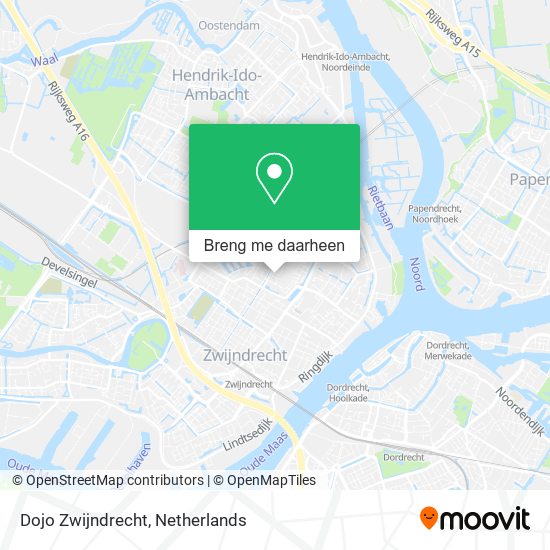 Dojo Zwijndrecht kaart