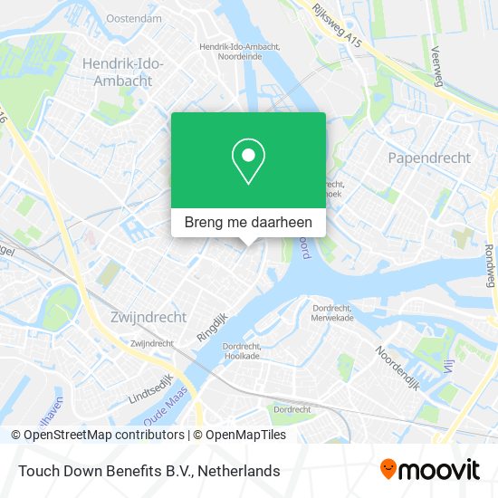 Touch Down Benefits B.V. kaart