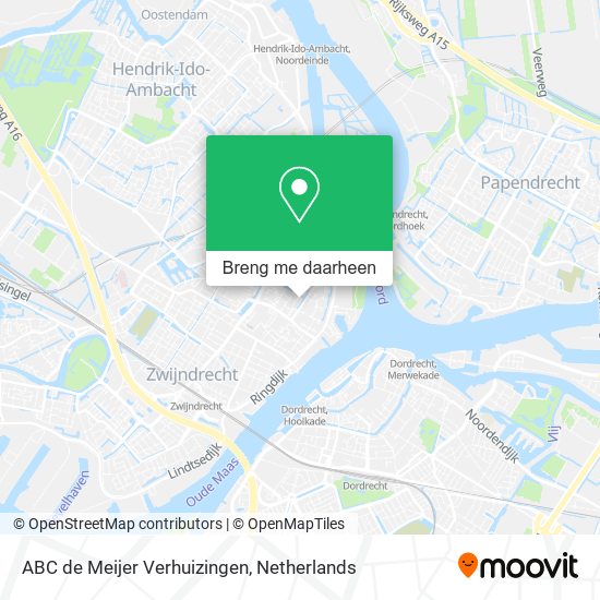 ABC de Meijer Verhuizingen kaart