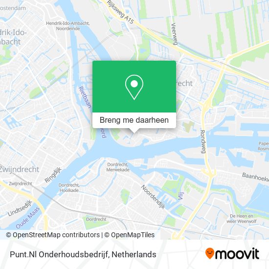 Punt.Nl Onderhoudsbedrijf kaart