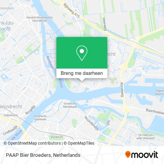PAAP Bier Broeders kaart