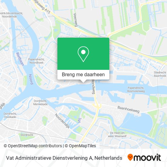Vat Administratieve Dienstverlening A kaart