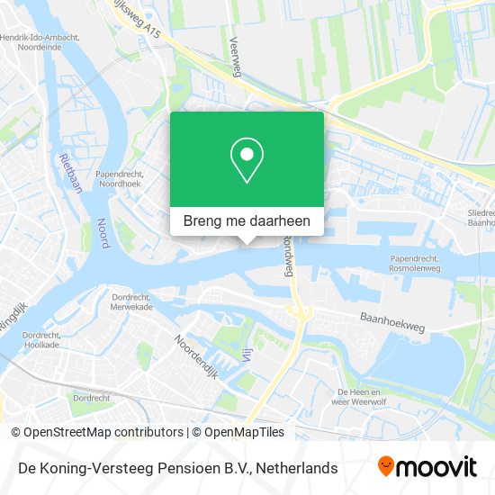 De Koning-Versteeg Pensioen B.V. kaart