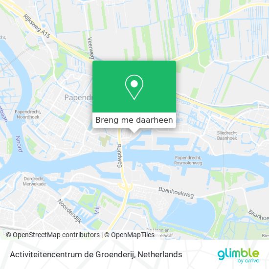 Activiteitencentrum de Groenderij kaart