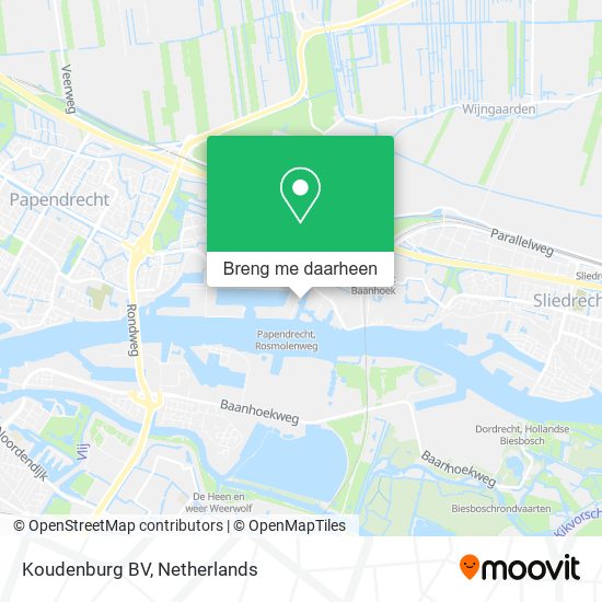 Koudenburg BV kaart