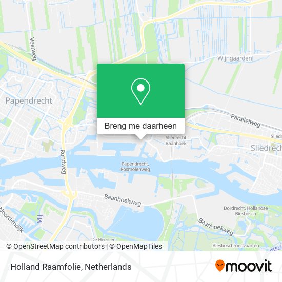 Holland Raamfolie kaart