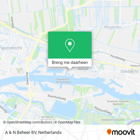 A & N Beheer BV kaart