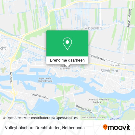 Volleybalschool Drechtsteden kaart