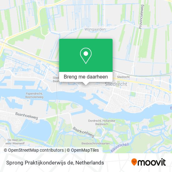 Sprong Praktijkonderwijs de kaart