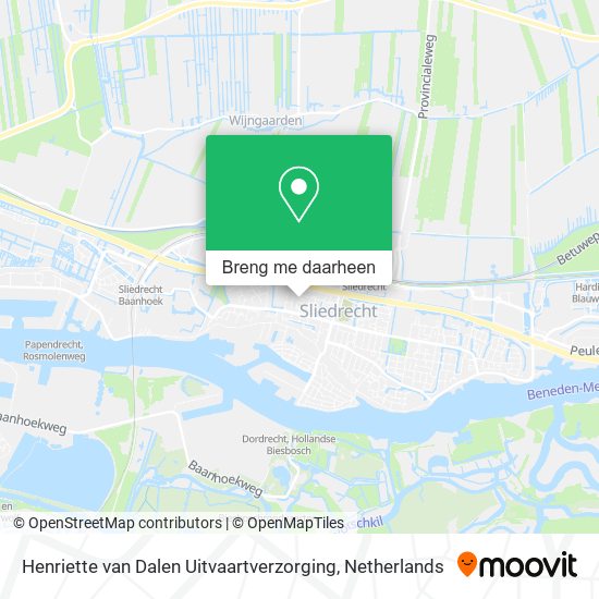Henriette van Dalen Uitvaartverzorging kaart