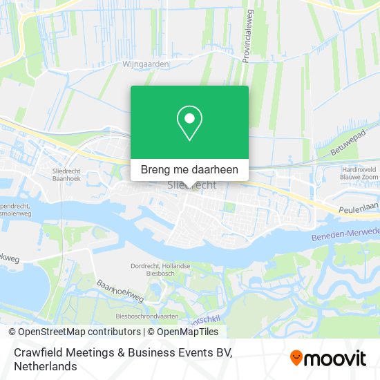 Crawfield Meetings & Business Events BV kaart