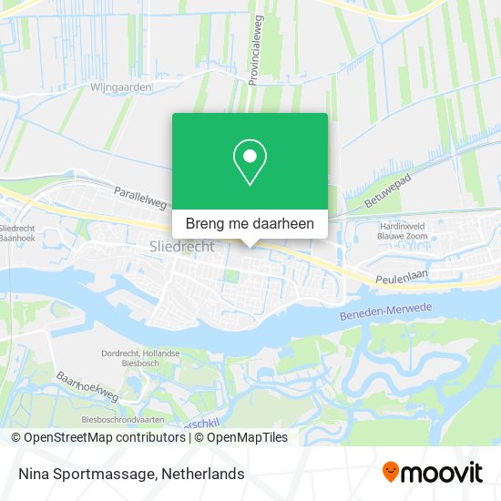 Nina Sportmassage kaart