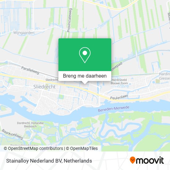 Stainalloy Nederland BV kaart