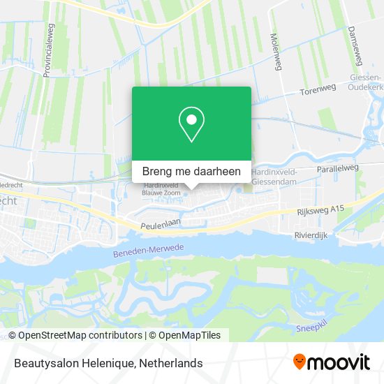 Beautysalon Helenique kaart