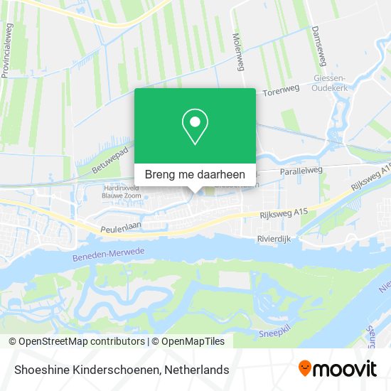 Shoeshine Kinderschoenen kaart