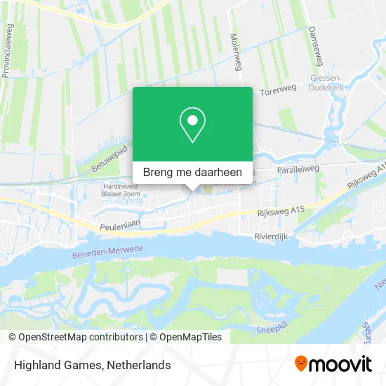 Highland Games kaart