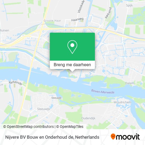 Nijvere BV Bouw en Onderhoud de kaart