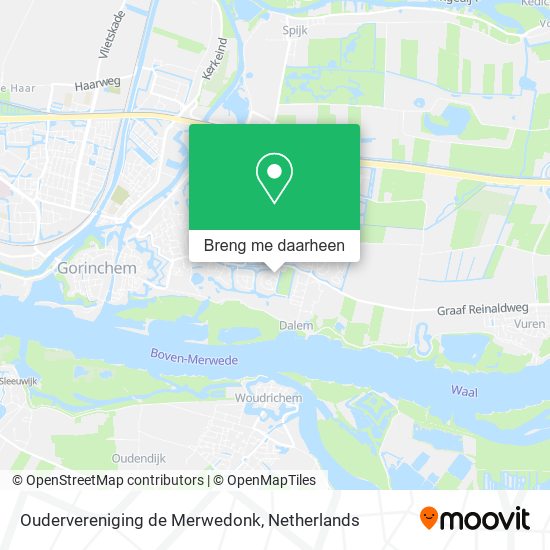 Oudervereniging de Merwedonk kaart