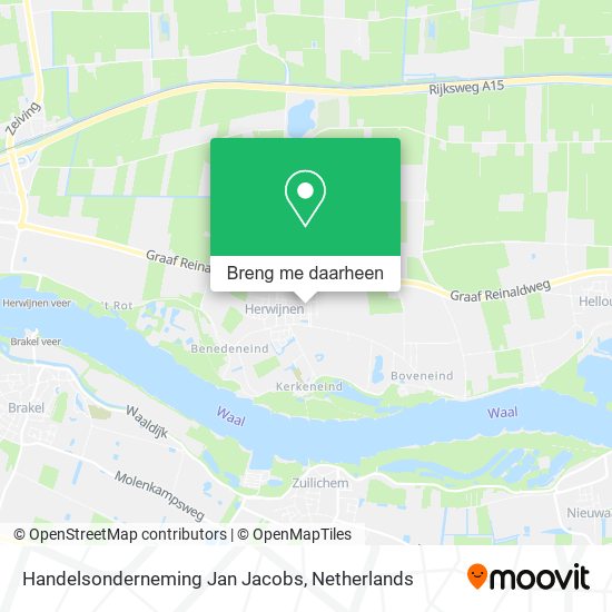 Handelsonderneming Jan Jacobs kaart