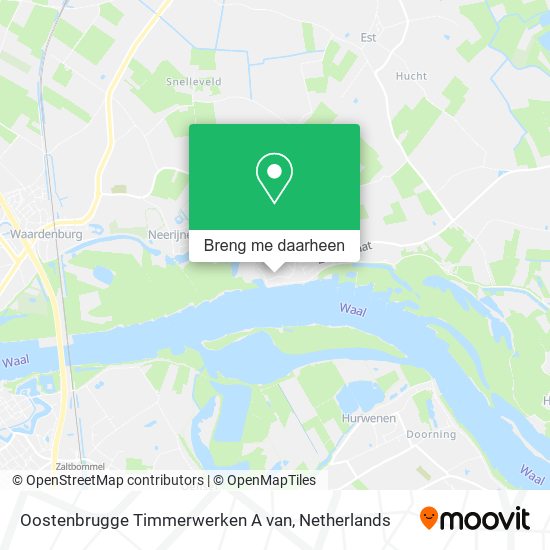 Oostenbrugge Timmerwerken A van kaart