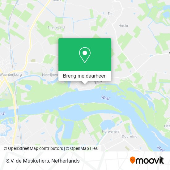 S.V. de Musketiers kaart